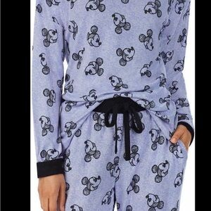 Disney Women’s Pajama Set - Light‎ Blue with Mickey Mouse